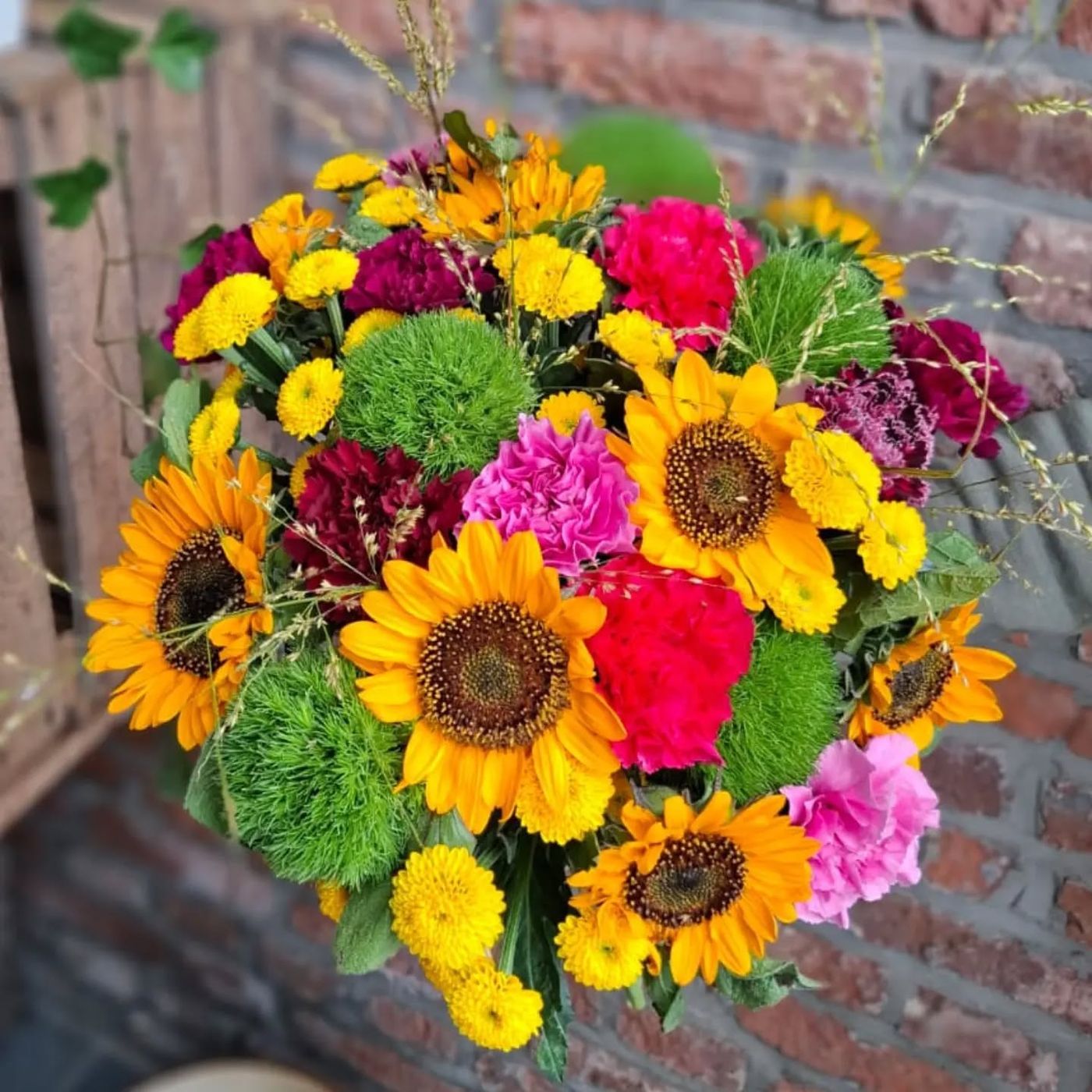 Grand bouquet d'été coloré